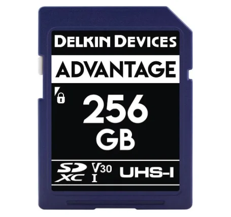 Delkin Devices 256GB Advantage UHS-I U3 V30 SDXC
