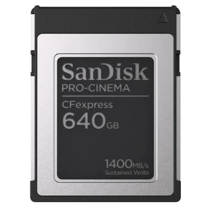 640GB Pro-Cinema 1400 mb/s CF Express Type B Hafıza Kartı